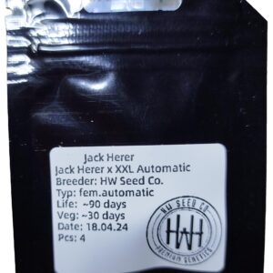 HW Seed Company Jack Herer Automatic 4 Samen