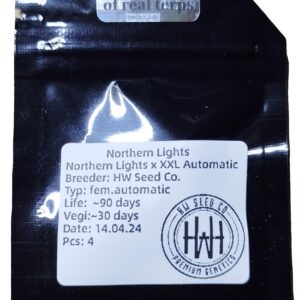HW Seed Company Northern Lights Automatic 4 Samen