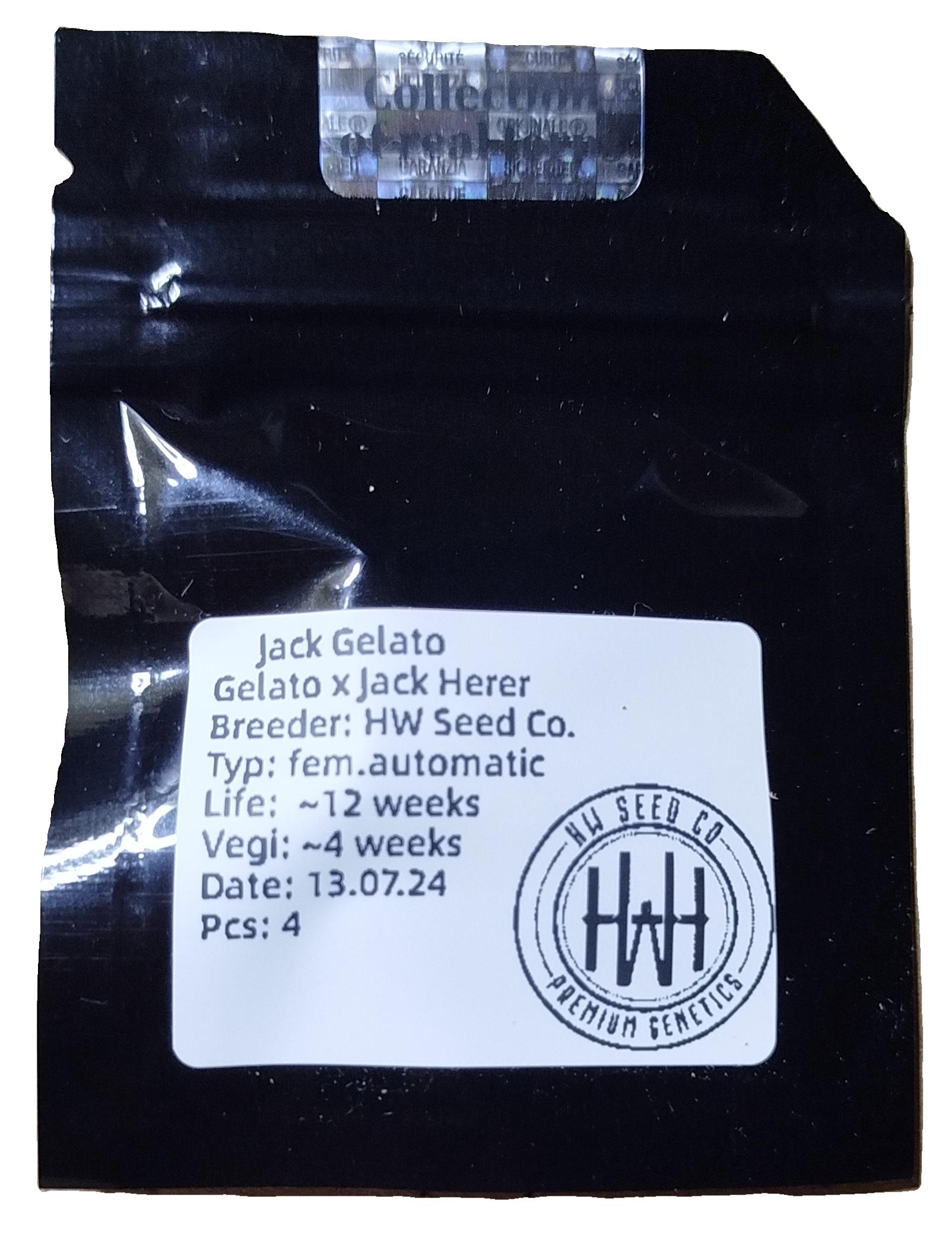 HW Seed Company Jack Gelato Automatic 4 Samen