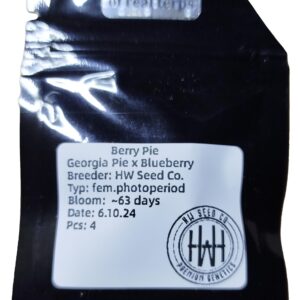 HW Seed Company Berry Pie Photoperiod 4 Samen