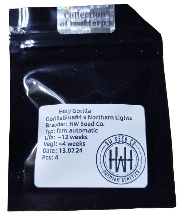 HW Seed Company Holy Gorilla Automatic 4 Samen