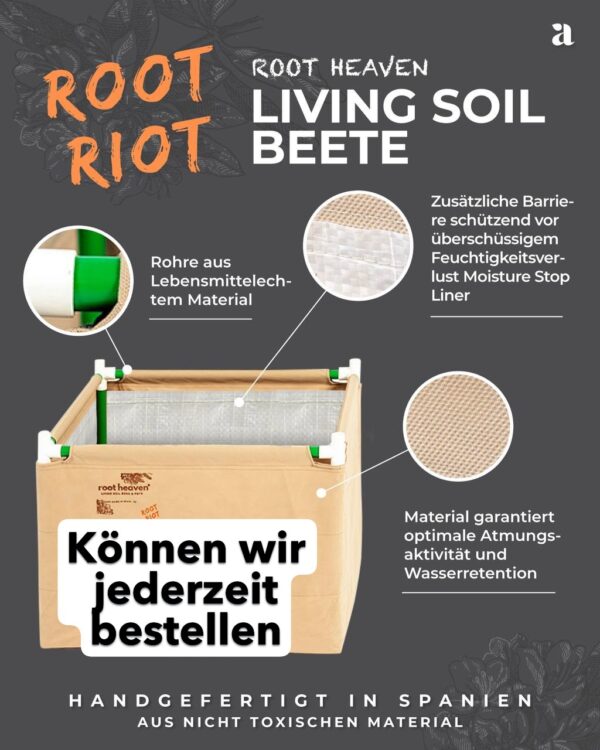 Stofftopf ROOT HEAVEN POT© by Root Riot – Bild 3