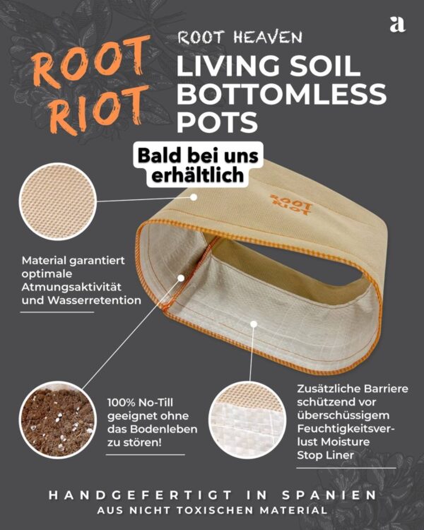 Stofftopf ROOT HEAVEN POT© by Root Riot – Bild 5