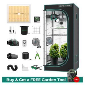 Mars Hydro Growbox Komplettset – 80x80x160 cm Growzelt