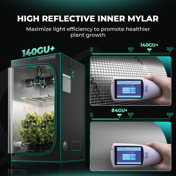 Mars Hydro Growbox Komplettset – 100×100×180 cm Growzelt + FC-E3000 – Bild 6