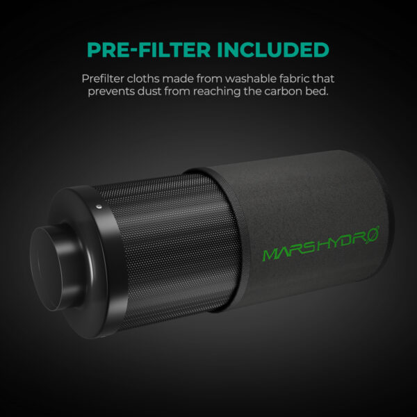 Mars Hydro 150mm Nachfüllbarer Aktivkohlefilter – Bild 4