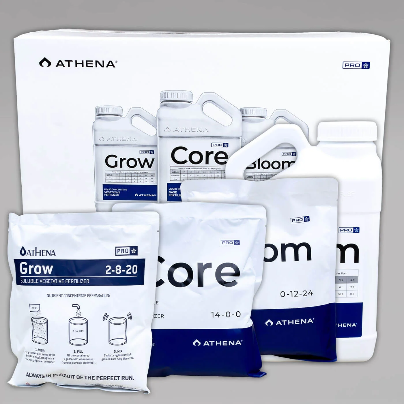 Athena Pro Mix Kit – 3× 0,9 kg + Mischflaschen (3,79 L) – Bild 2