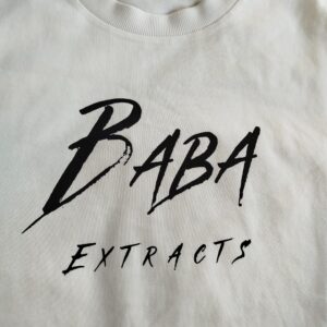 BABA Extracts T-Shirt – HASH DROP White