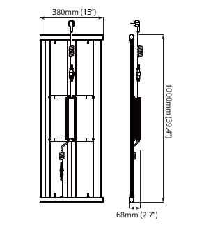 LumiFlora 300W Grow Light für 1,2x0,6 – Bild 3